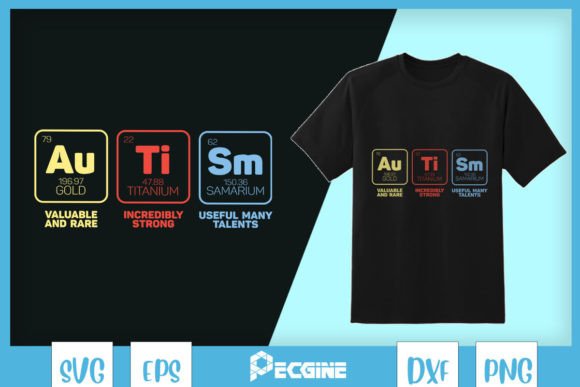 Autism Elements Awareness SVG Review