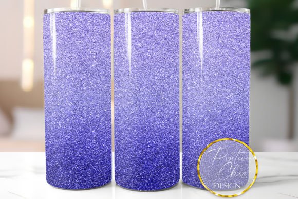 Blue Glitter Sublimation Tumbler Wrap Review