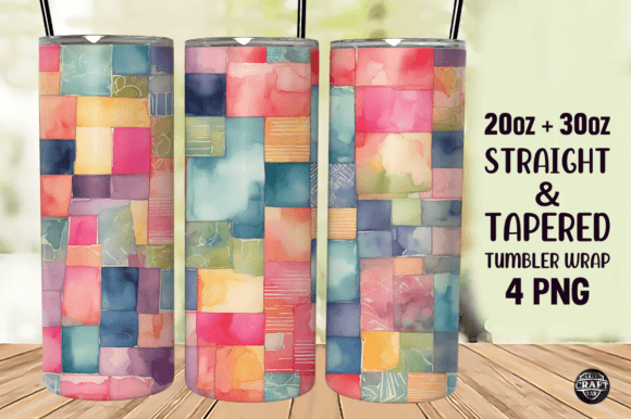 Colorful Squres Tumbler Wrap Review
