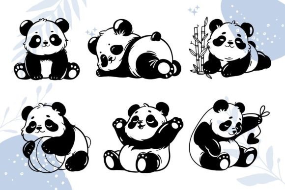 Cute Panda Character SVG Review for Embroidery Projects