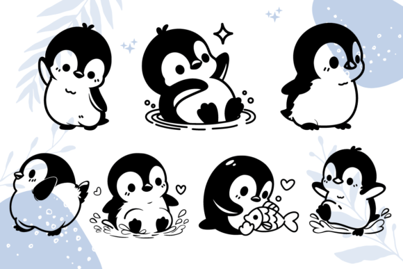 Cute Penguin Character SVG Review for Embroidery Projects
