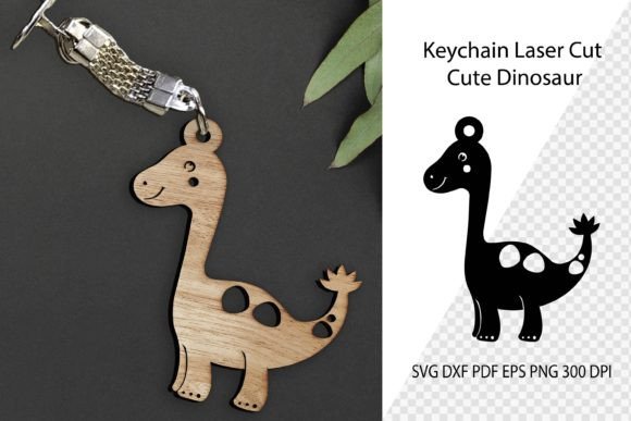 Dinosaur SVG Keychain Laser Cut File Review