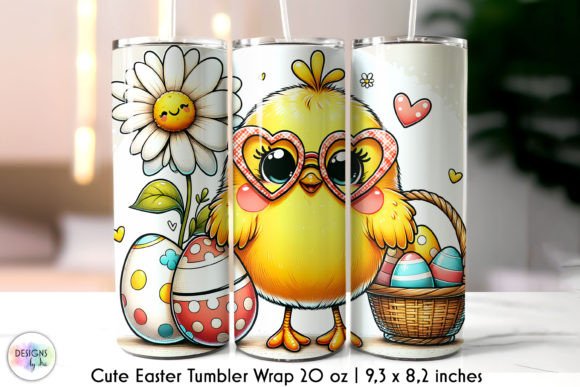 Easter Chicklet Cute Tumbler Design Review