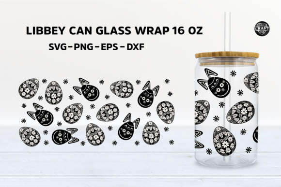 Easter Egg Libbey Can Glass Wrap 16oz Review