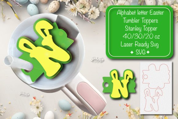 Easter Glowforge Stanley Topper SVG Review