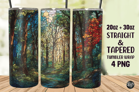 Forest Stained Glass Tumbler Wrap 20oz Review