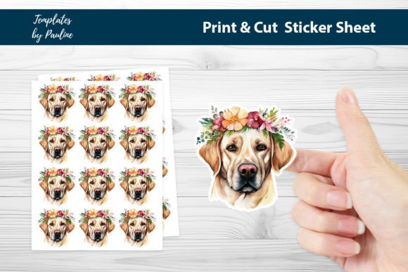 Labrador Retriever Digital Sticker Sheet Review