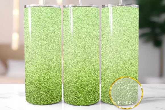 Lemon Green Glitter Tumbler Wrap Design Review