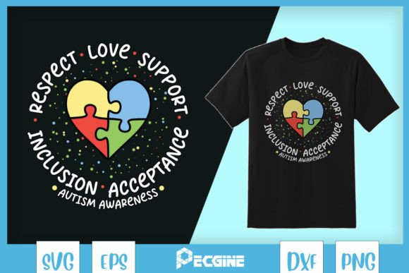 Respect Love Autism Awareness SVG Review