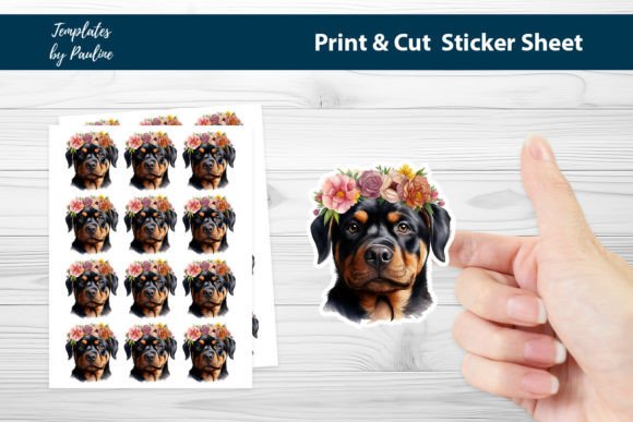 Rottweiler Printable Sticker Sheet Review