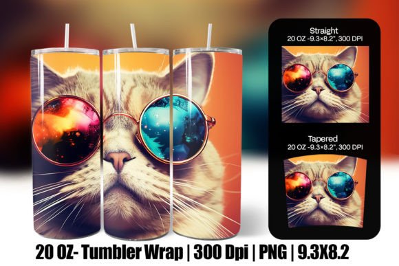 Stylish Cat Love Wrap Tumbler Review