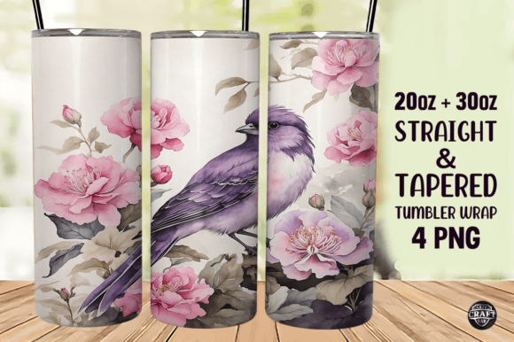 Watercolor Bird Painting Tumbler Wrap Review