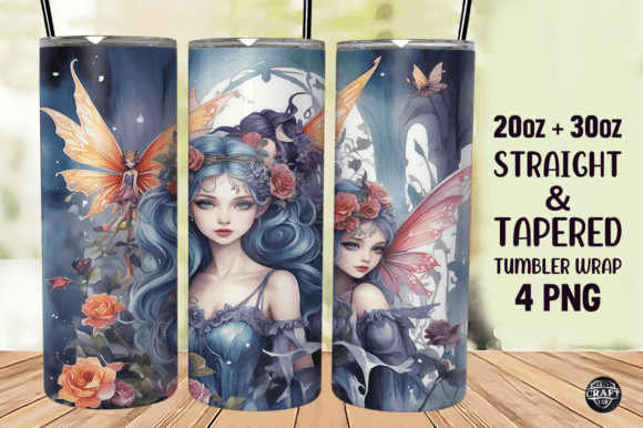 Watercolor Gothic Fairies Tumbler Wrap Review