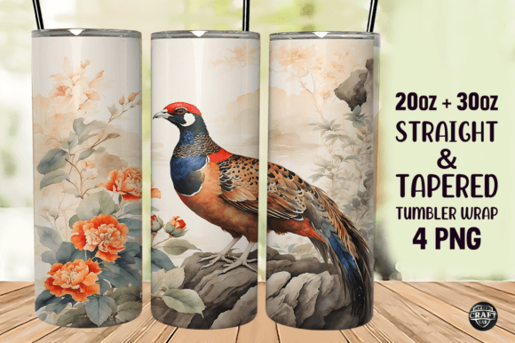 Watercolor Pheasant Tumbler Wrap 20oz Review